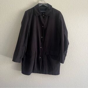 LONDON FOG Black Jacket Size Large